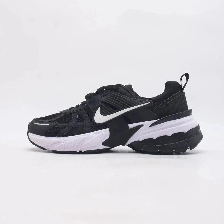 "Nike V2K run black white swoosh"